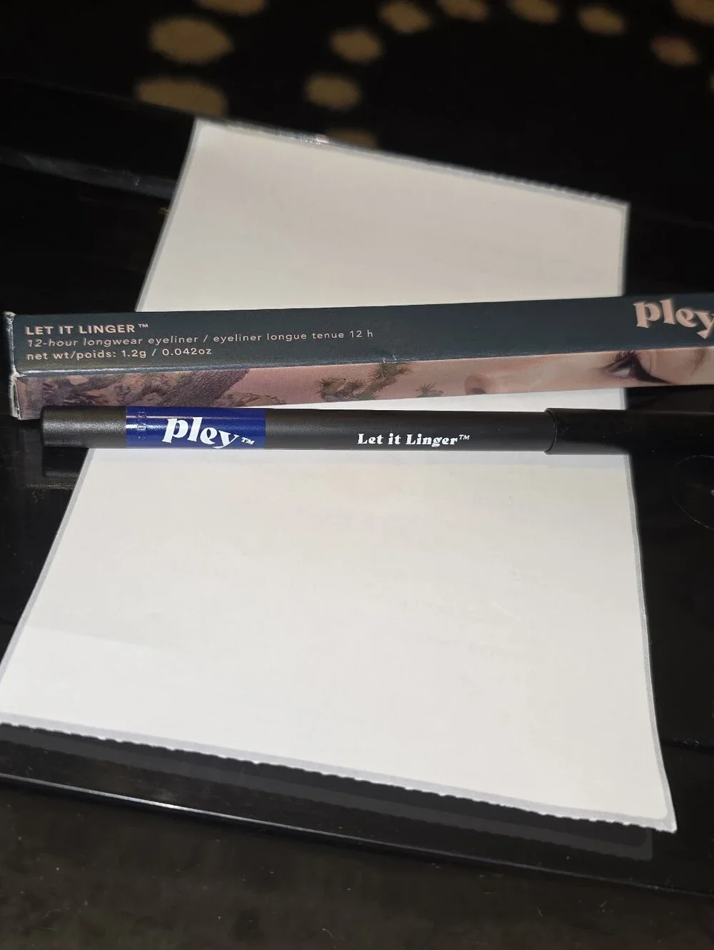 PLEY BEAUTY Let It Linger 12-Hour Eyeliner in Denim - Blue